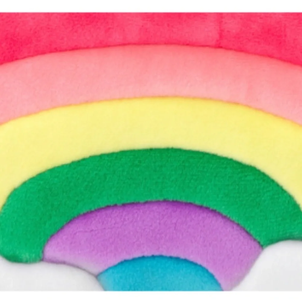 NWT, Claire’s Lot of 2 Rainbow Plush Makeup Bag - Pink